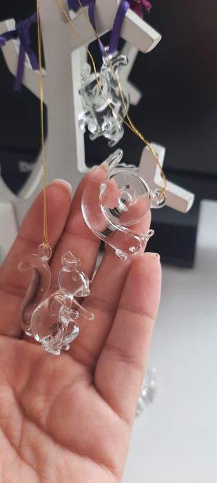 Set 12 figurine din sticla NOU