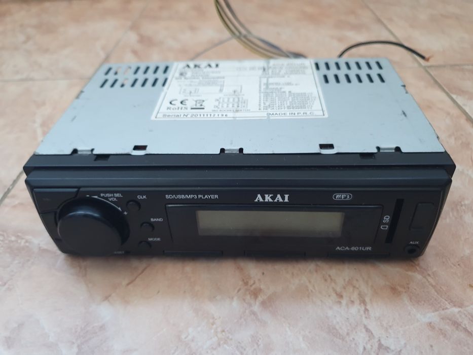 Radio Akai SD-USB-RCA-AUX-MP3 Player ca NOU