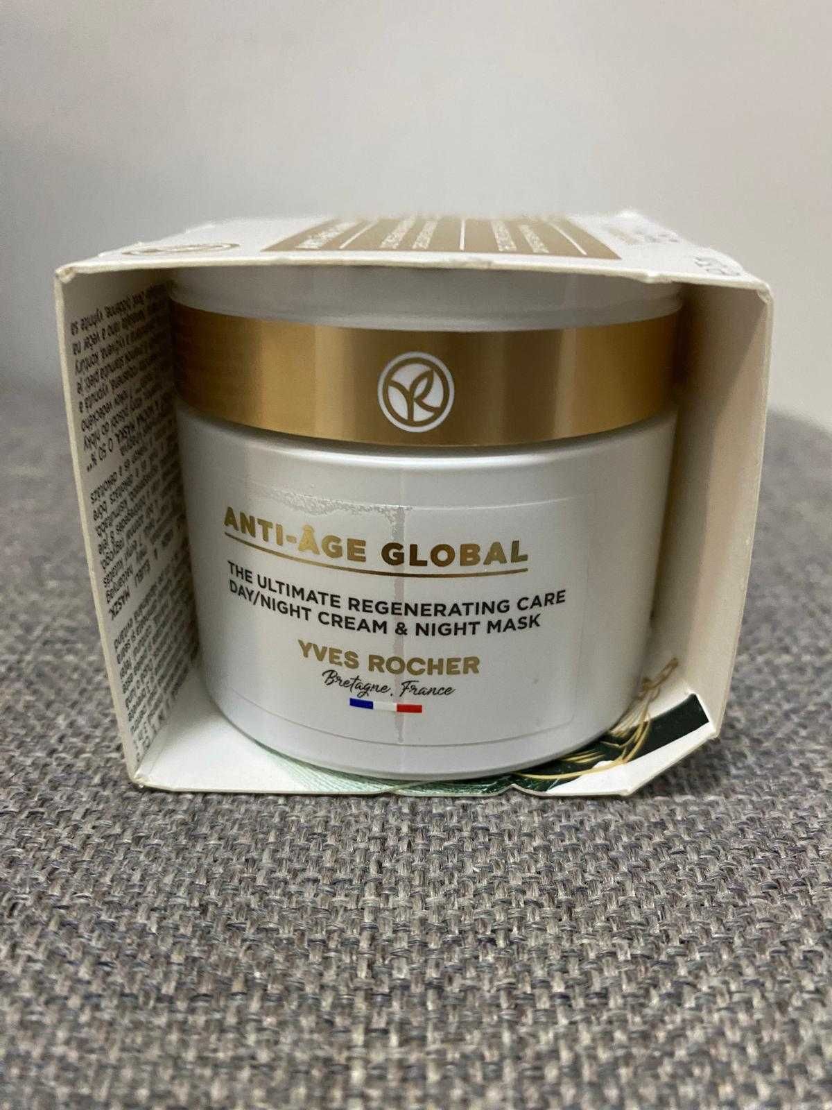 Crema de zi & noapte Anti-Age Global, Yves Rocher