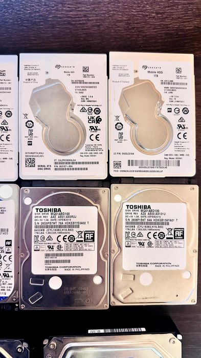 Lot Hard Disk HDD Laptop/Desktop - 1TB NAS 2.5" 3.5"