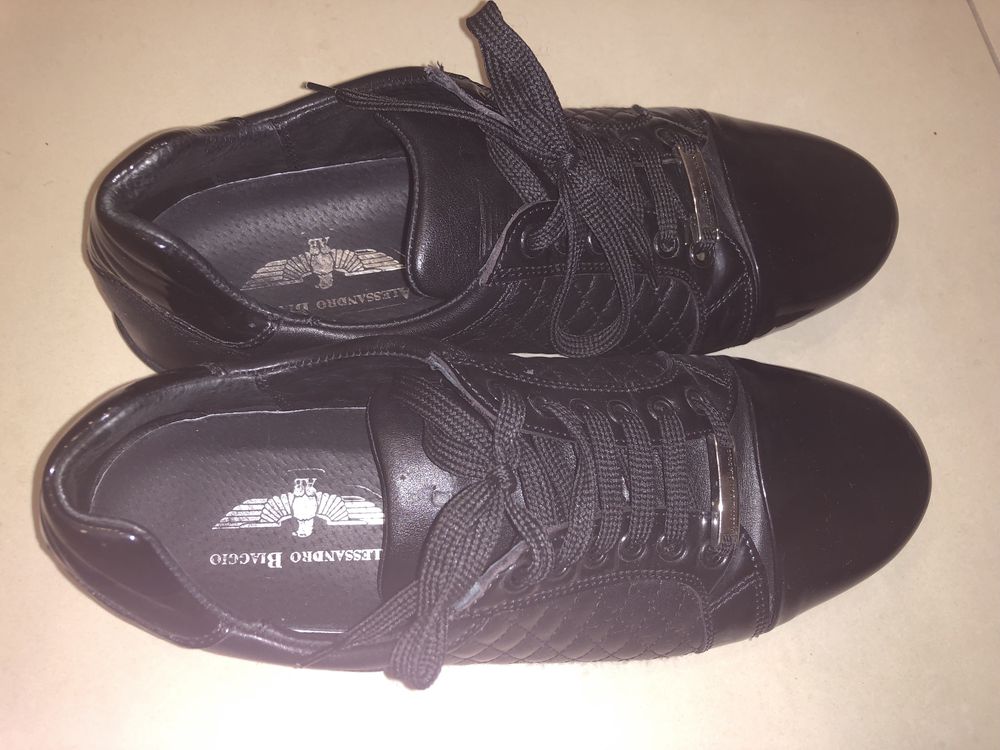 Sneakers piele Alessandro Biaggio, purtati o singura data, mar. 42