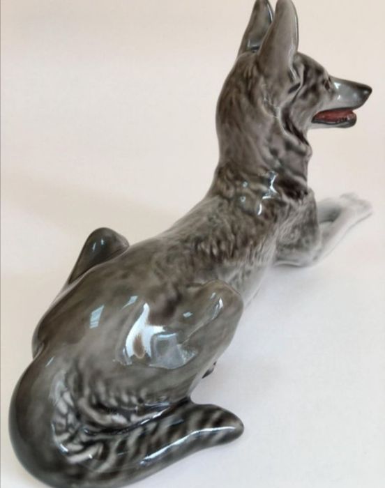 Статуэтка Фарфоровая Овчарка ЛФЗ