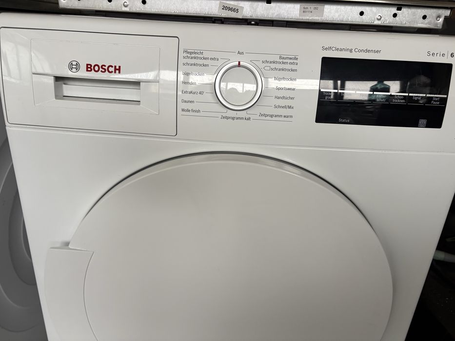 Сушилня Bosch Serie 6 WTW834F0 – 8 кг, термопомпа