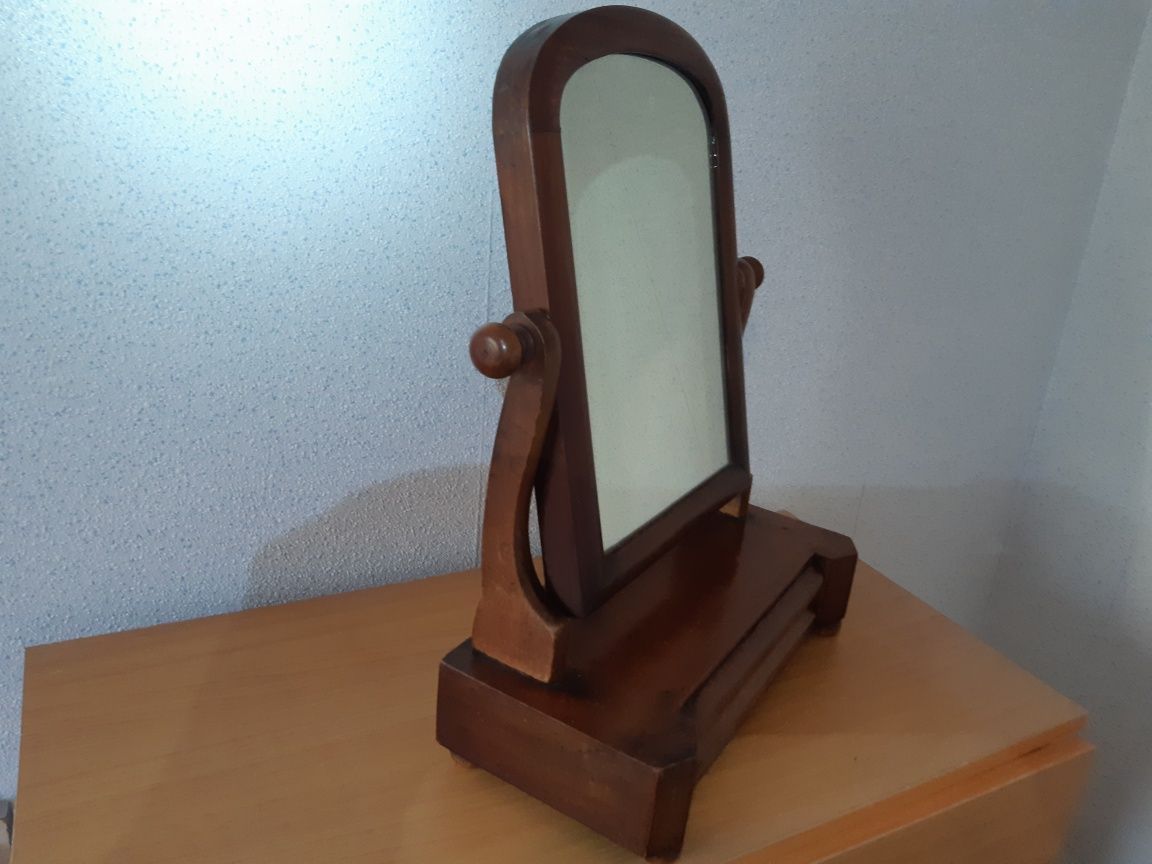 Oglinda de tualeta Artdeco din lemn provienenta Franta
