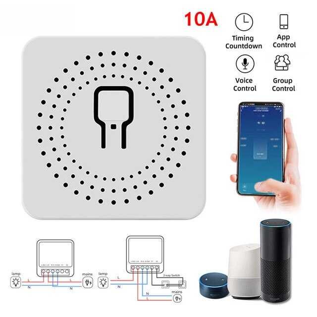 Mini Smart Switch WiFi 16A