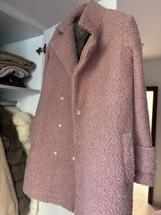 Палто розово Foteva fashion