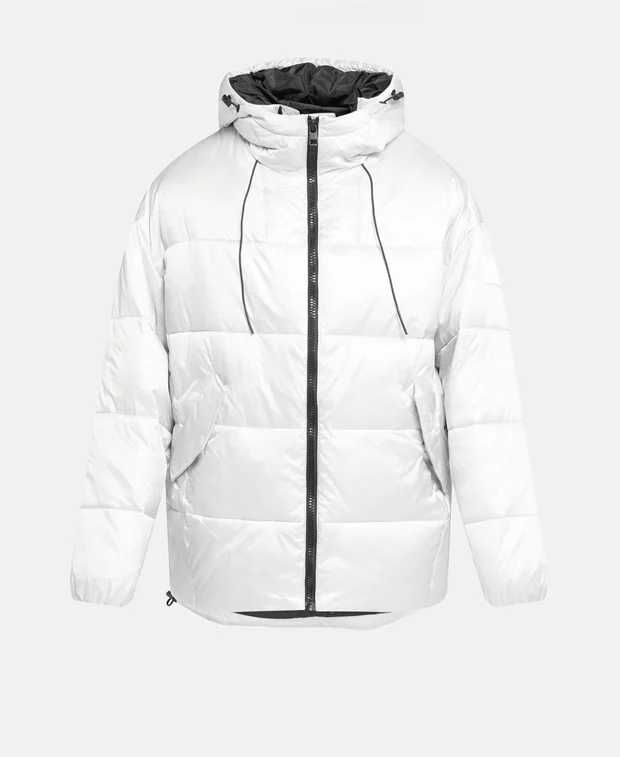 Яке Calvin Klein, бяло/сребристо