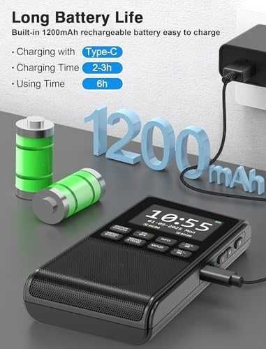 Ново Преносимо DAB/DAB+ радио с Bluetooth 5.3 и мощен 5W говорител