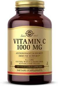 Витамин C 1000 мг, 100 таб Solgar из Америки БАД, Возможна доставка