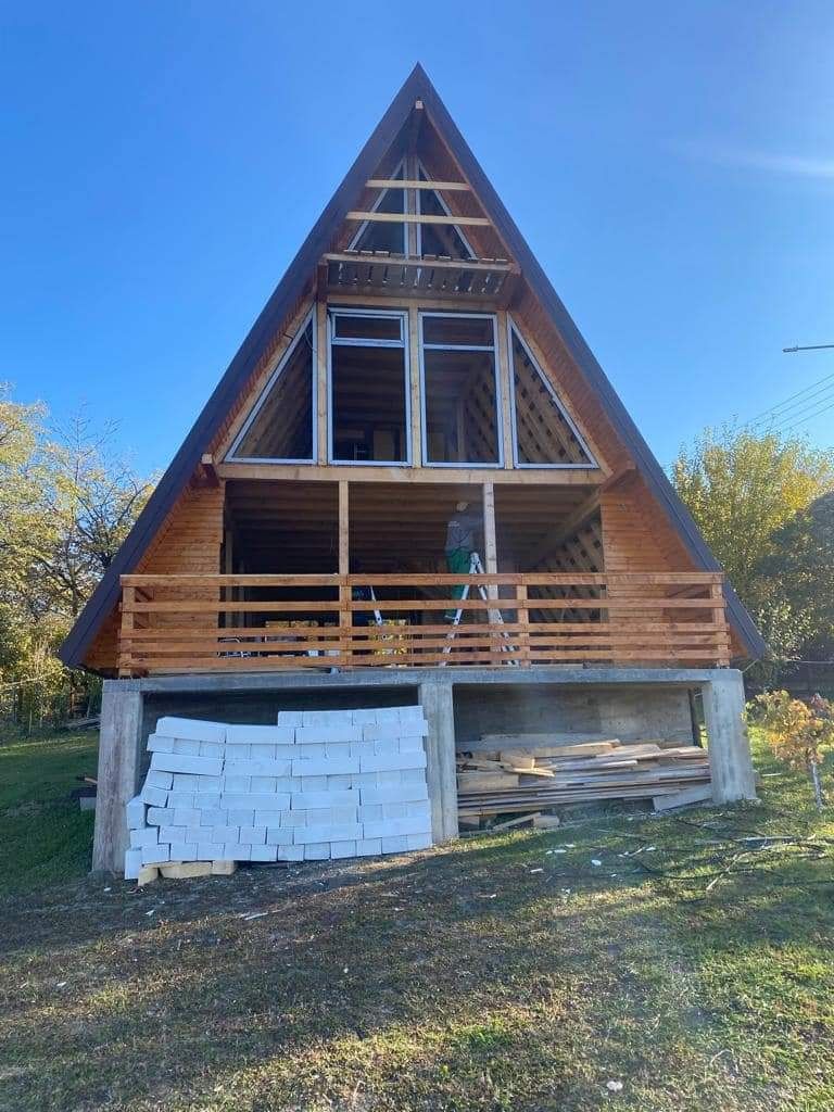 Vand cabana tip A Frame  4.2m x 7m