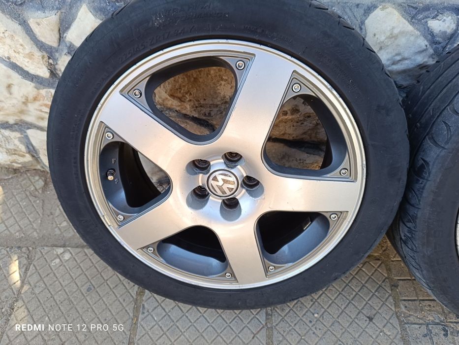 Алуминиеви джанти 17 5x100 Santa monica  с летни гуми 225 45 17 golf 4