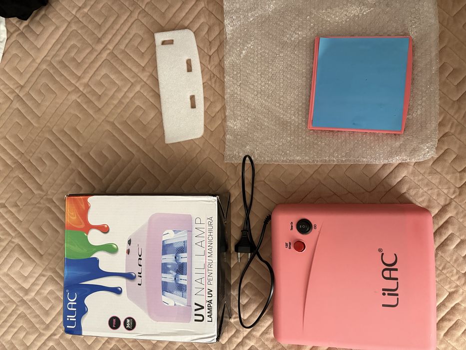 Set lampa manichiura Led si UV