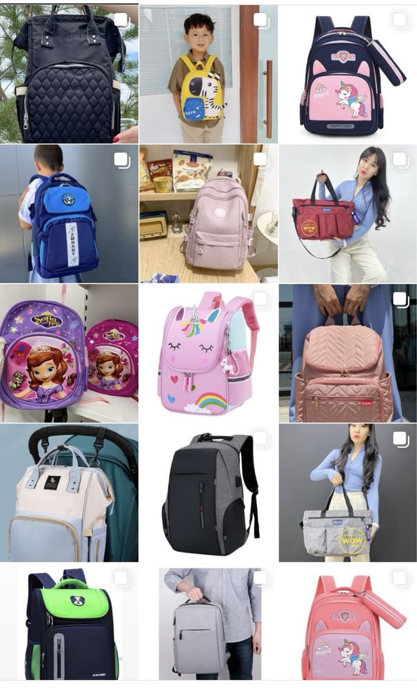 Сумки и рюкзаки для мам и детей