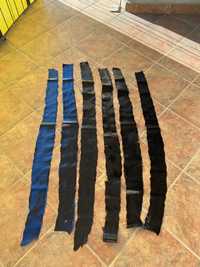Piele sarpe 115 cm lungime 8 cm latime negru neagra 300 RON fasie