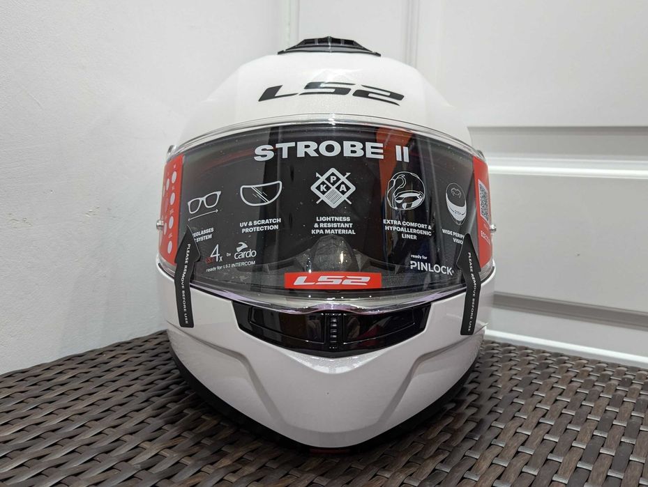 Casca moto LS2 Strobe II 2, marime S si L - flip-up, ochelari de soare