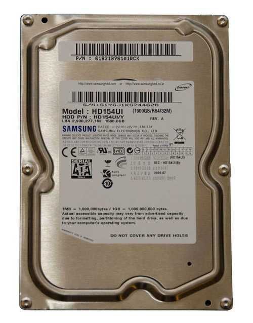 Жёсткий диск HDD 1500GB/R54/32M SATA HD154UI