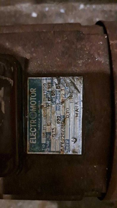 NOU - Motor electric trifazat 0.75 kw 1000 rpm 90 B3