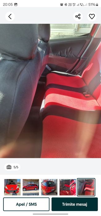 Peugeot 206 sw 1.6hdi dpf activ țeavă curata