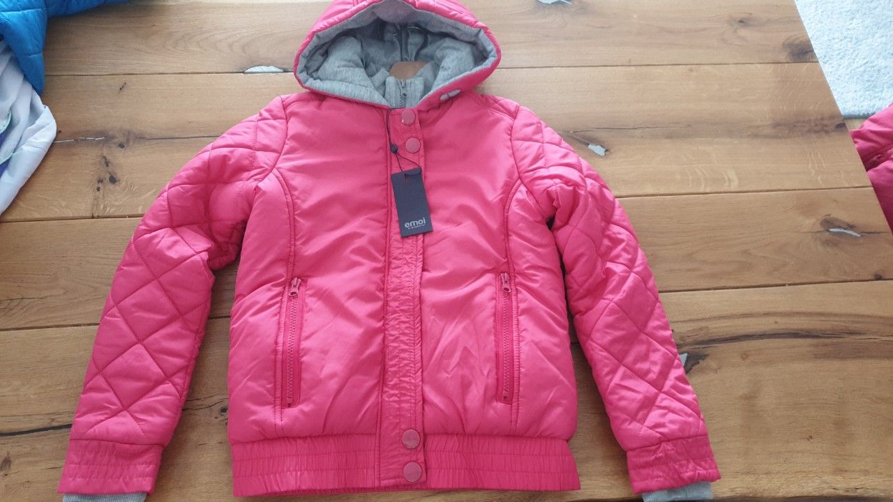 Есенно-зимно яке момиче (розово), размер 10 години