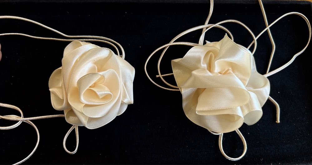 Аксессуар на шею цветок Роза или хризантема hand made