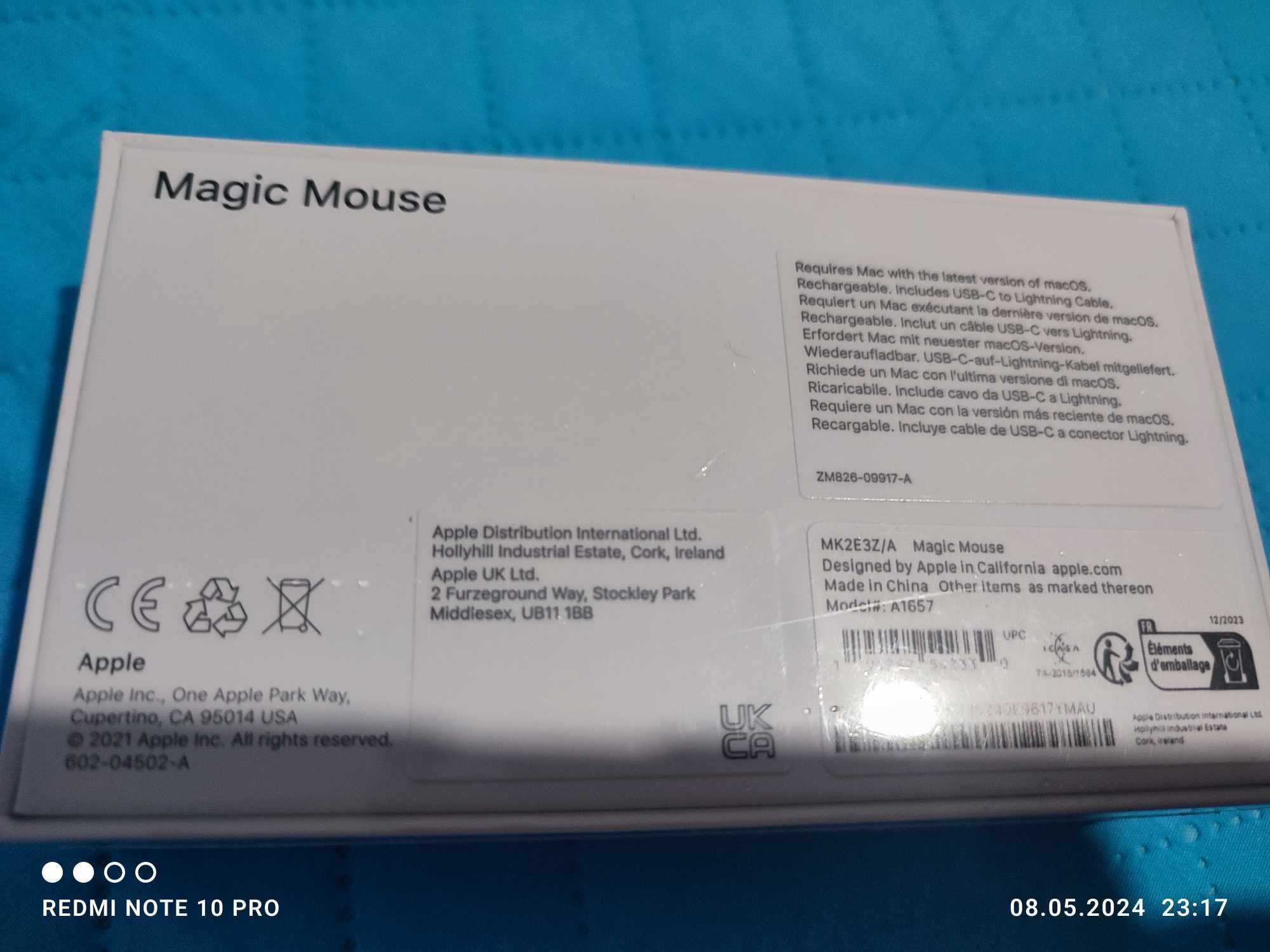 Tastatura Apple+2 Mouse,Magic Keyboard with touch ID + 2 Magic Mouse