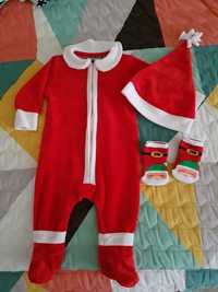 Новогодний костюм Деда Мороза для малыша.