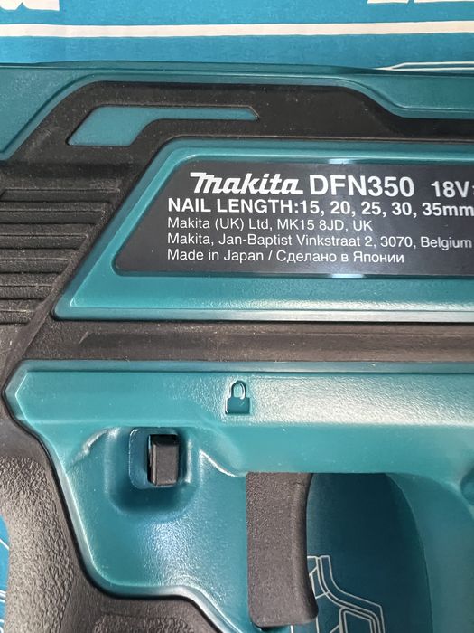 Pistol de cuie/capse Makita  DFN 350-18V Nou