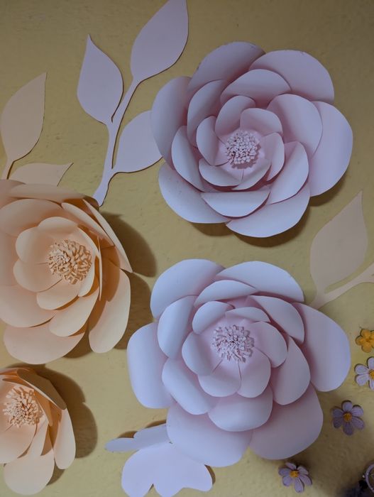 Decorațiune perete din hârtie !