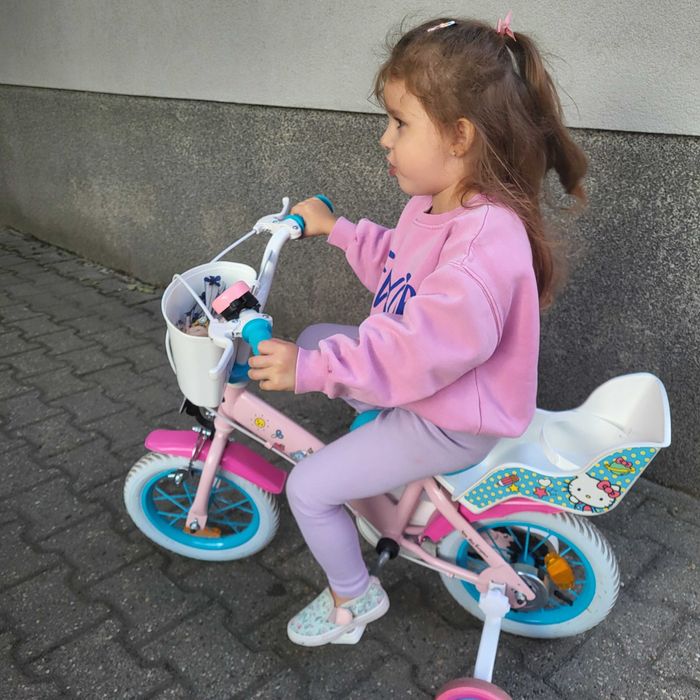 Vand bicicleta copii cu 4 roti Hello Kitty 12'