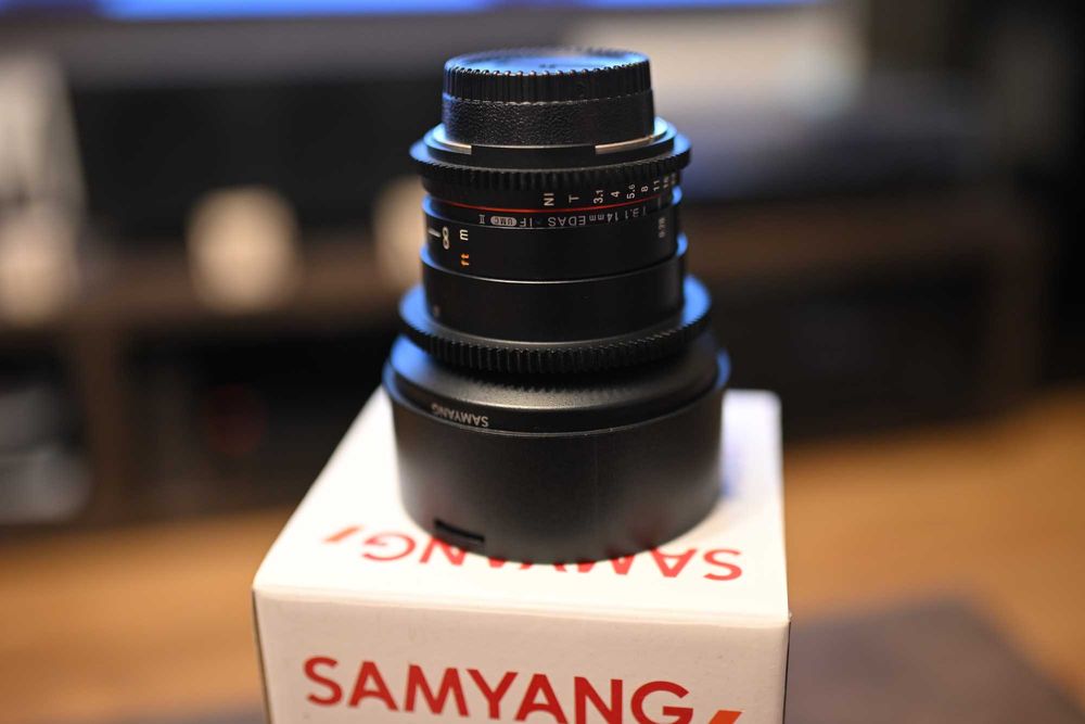 Obiectiv video Samyang 14mm T3.1 VDSLR ED AS IF UMC II Nikon F