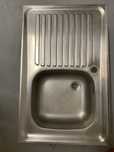 Chiuveta Inox 80/50 cu sifon de scurgere si preaplin.