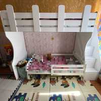 Детская кровать чердак,двухъярусная кровать