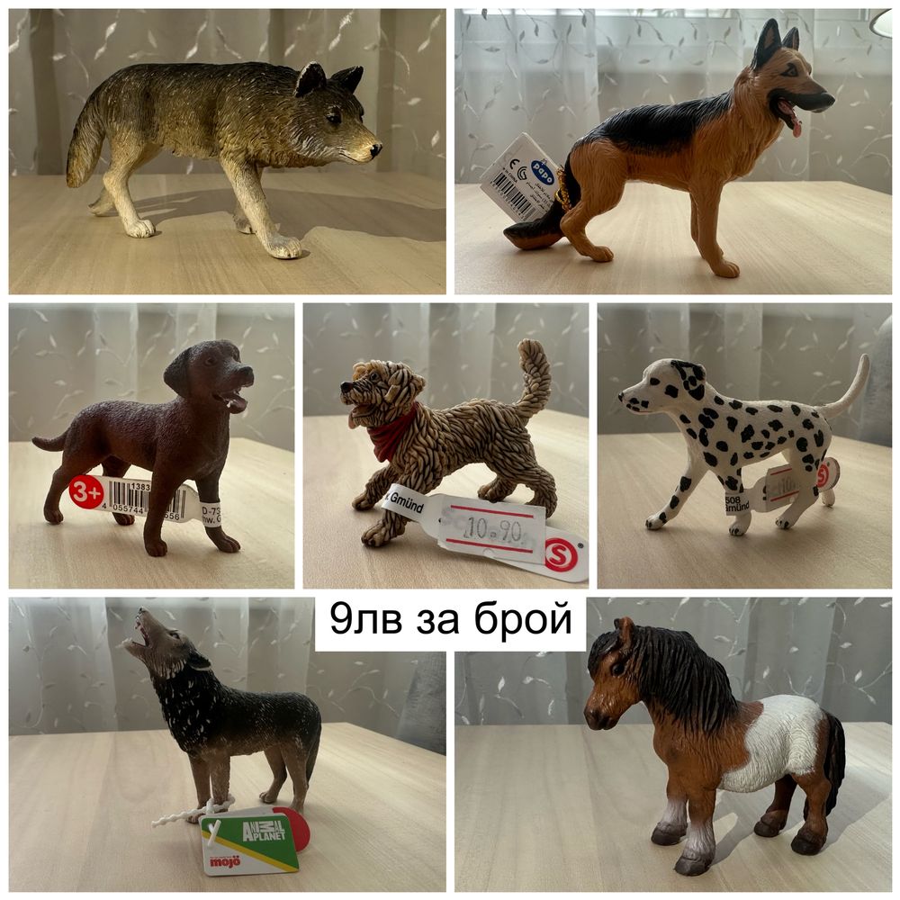 Фигурки Schleich, Papo, Mojo