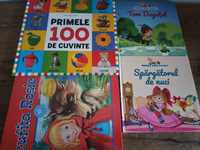 Cărți pt copii-primele 100 de cuvinte- scufița roșie/ Tom degețel