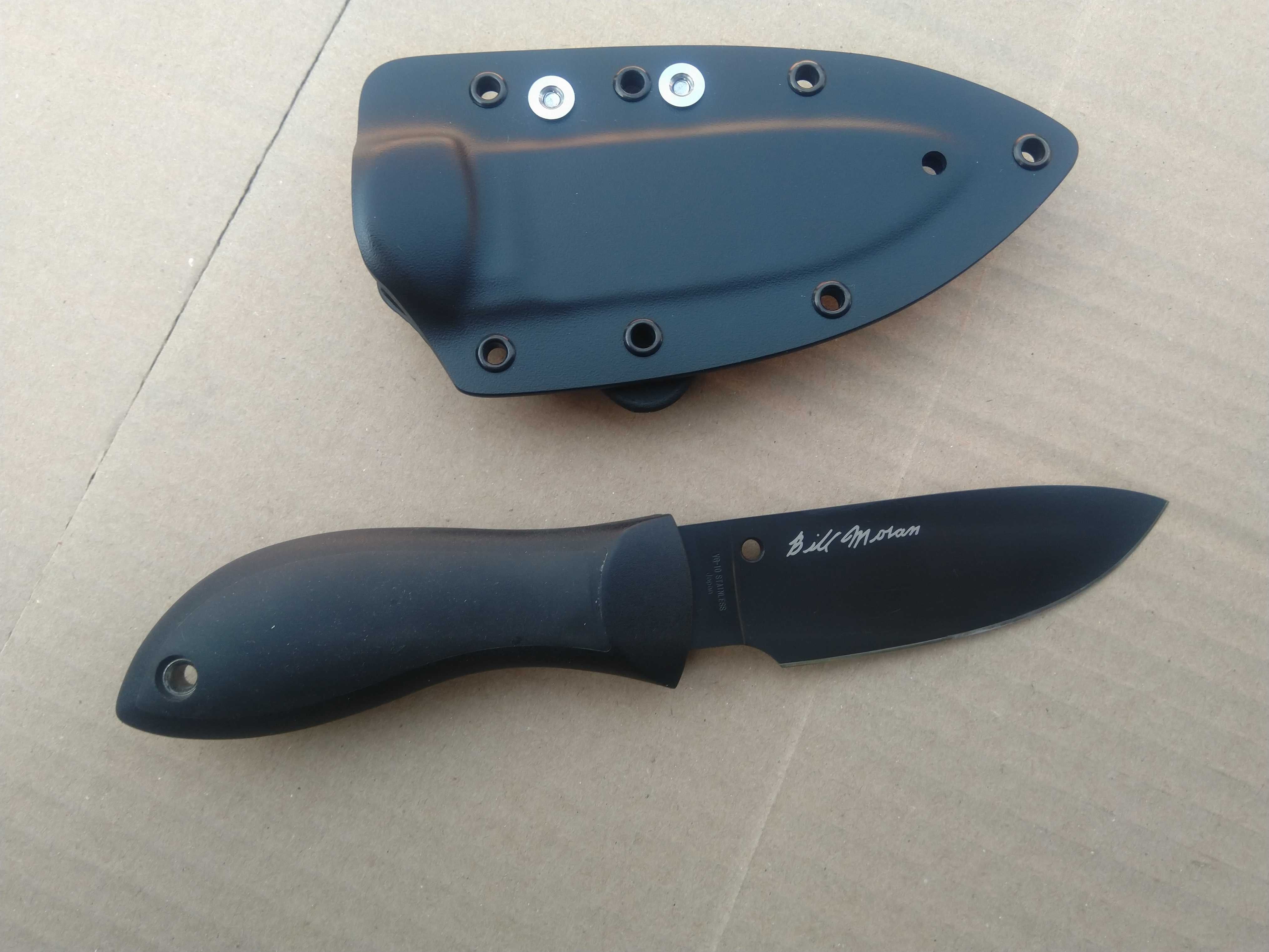 Spyderco Bill Moran Drop-Point Black Blade (Editie Limitata)