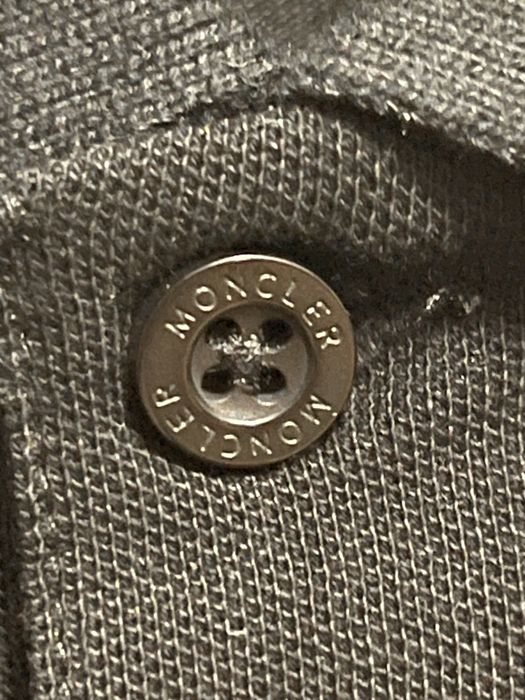 Moncler tricou polo negru