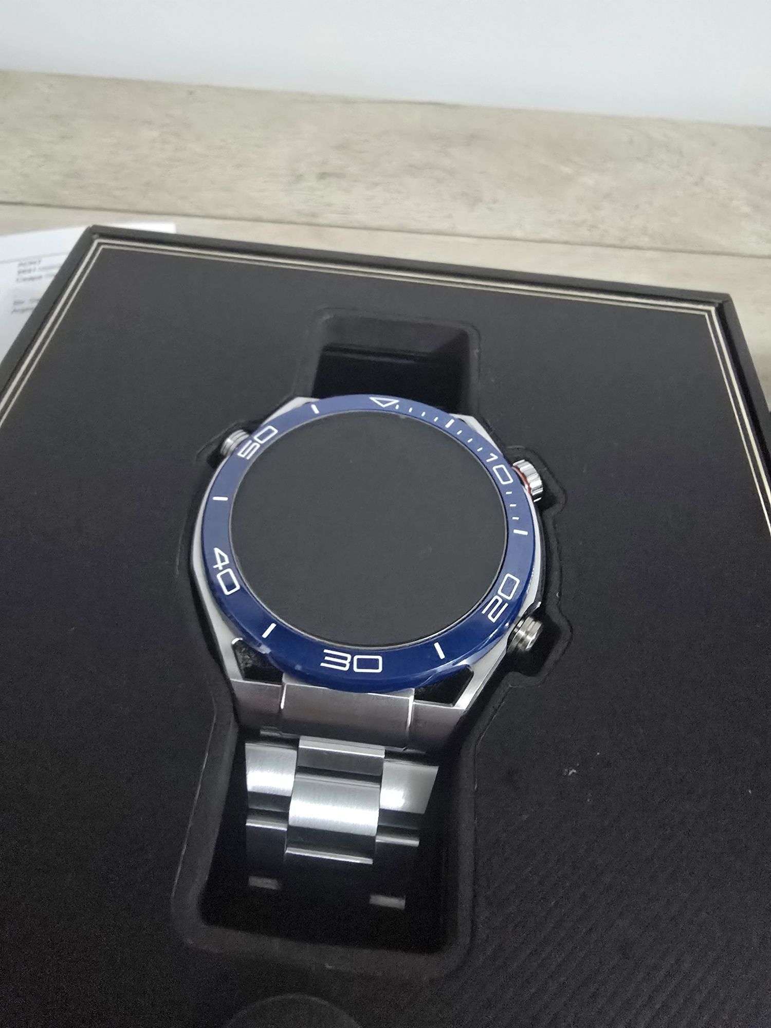 Huawei Watch Ultimate Voyage Blue , Factura si Garantie eMag