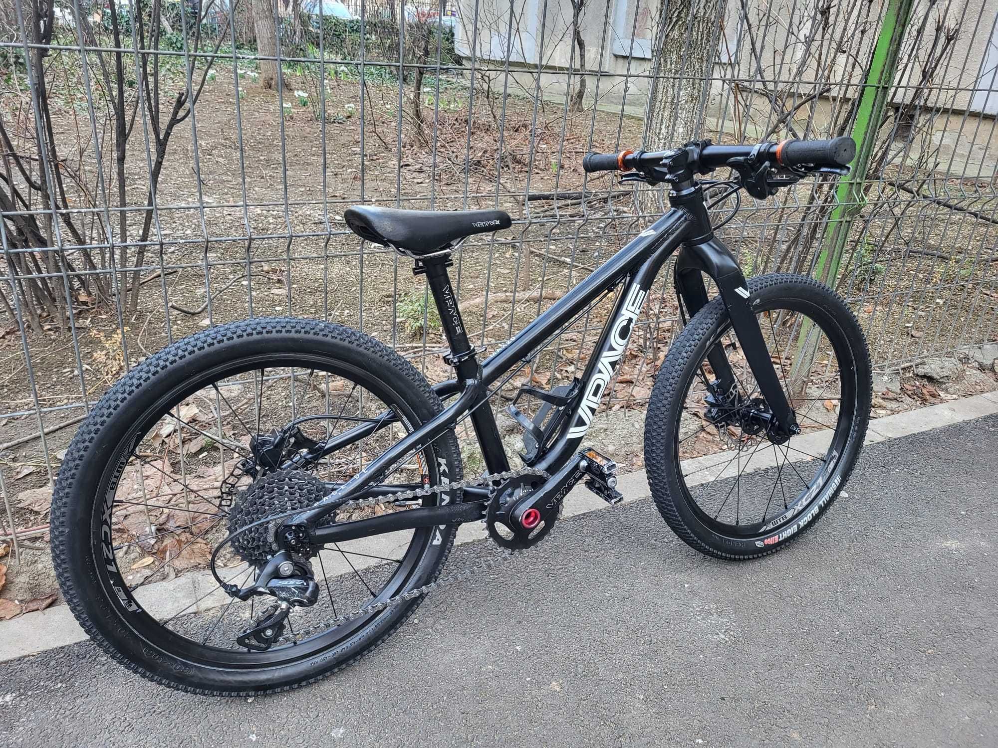 Bicicleta Copii VPACE MAX20, furca de carbon roti 20 inch, ~7kg