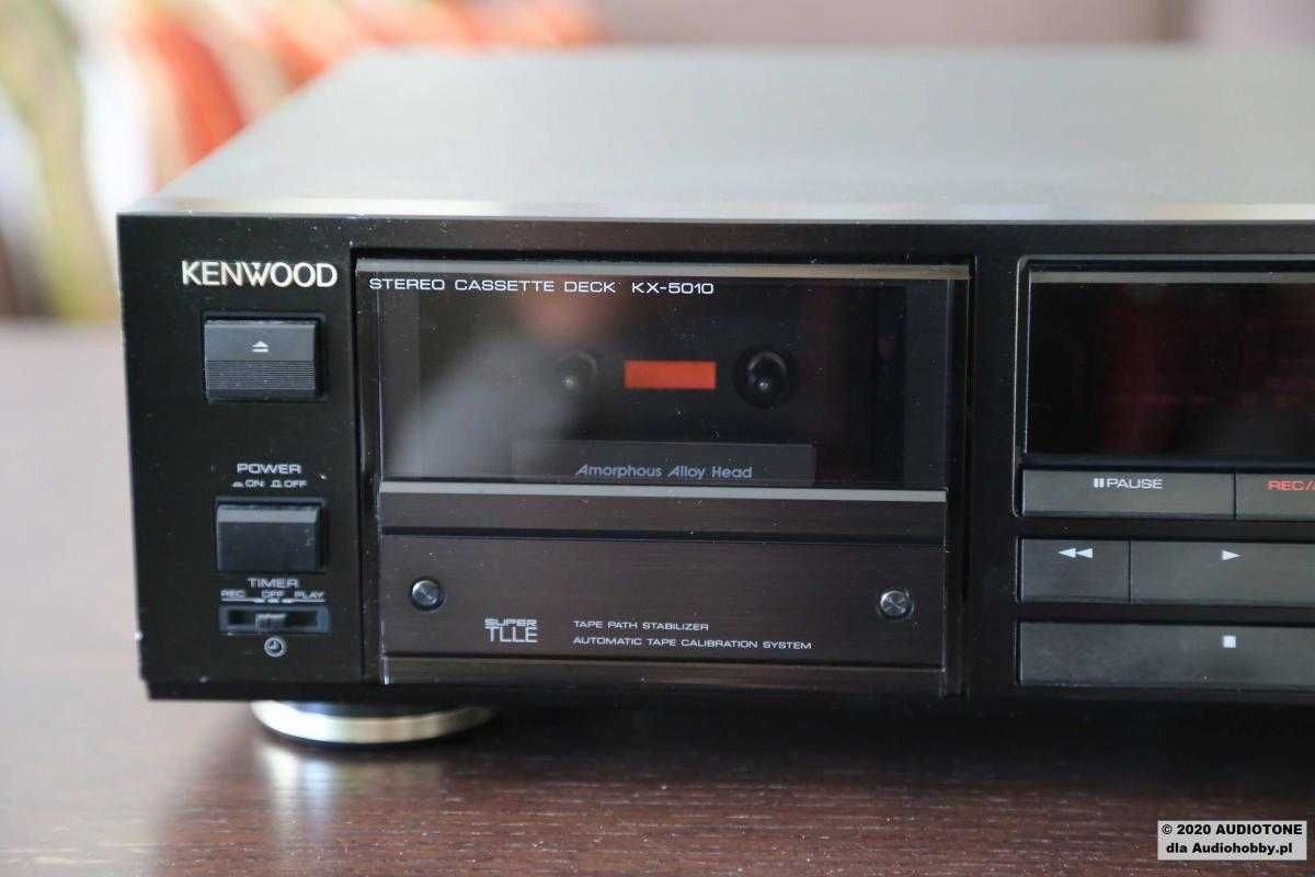 Kenwood KX 5010 Super TLLE cassette deck revizuit TOP