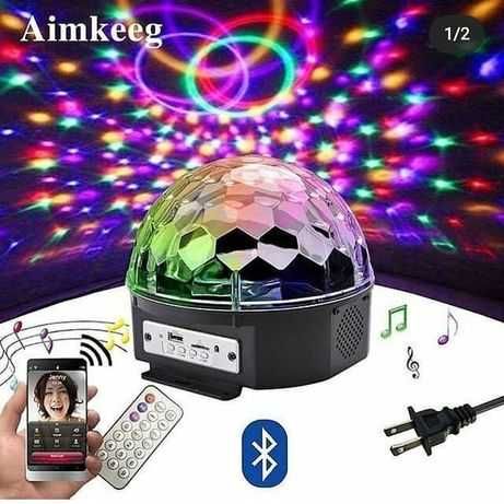 Цветомузыка - Диско шар Magic Ball Light MP3 с флешкой и пультом