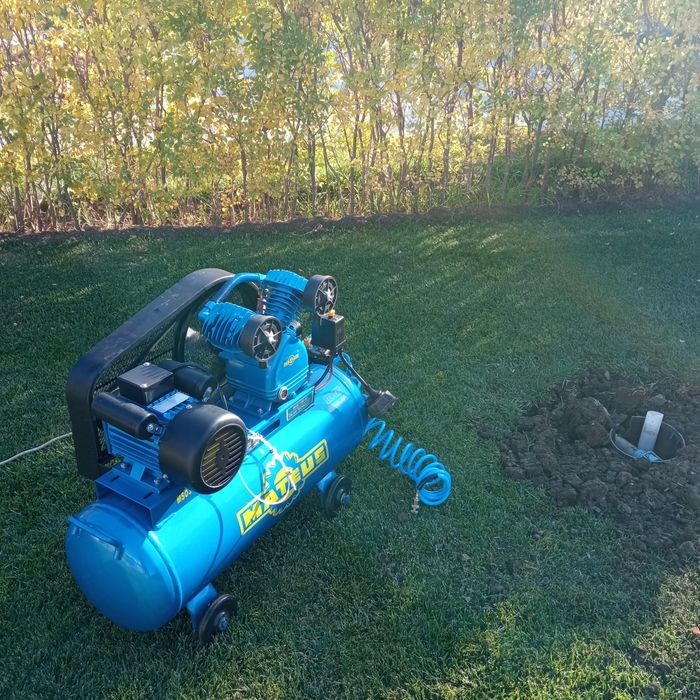 Продувка труб. Консервация полива