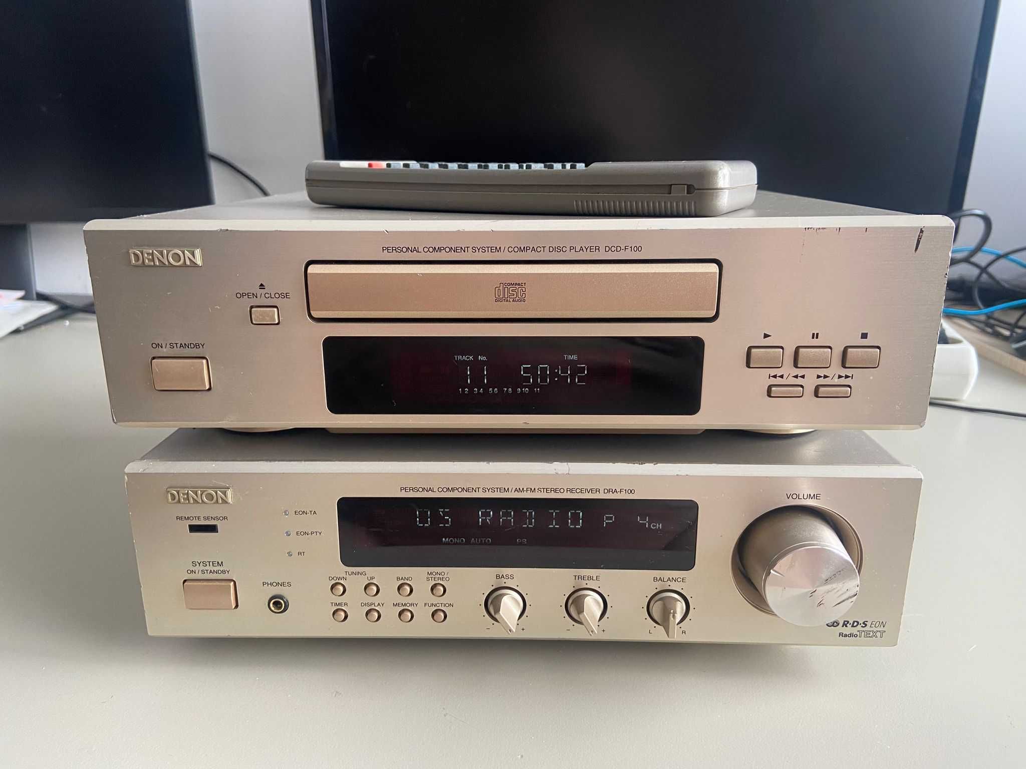 Vand Linie Audio Denon - Amp DEA-F100 si CD DCD F100 cu telecomanda