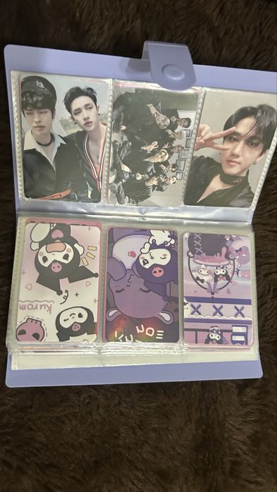 Карты к-pop с биндером.