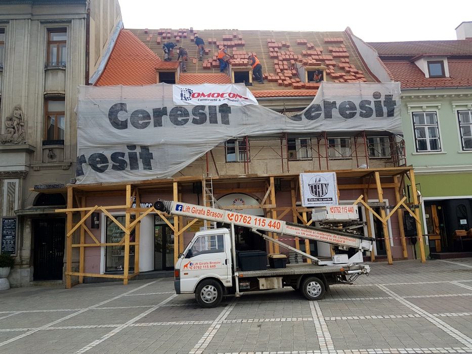Inlocuieste manitou , inlocuieste nacela , lift exterior,  lift girafa