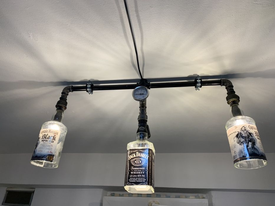 Lampa lustra veioza corp iluminat retro vintage steampunk industrial