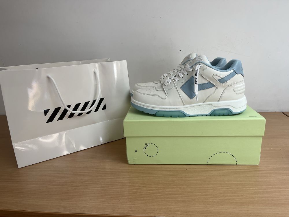 Off white OOF baby blue