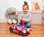 Кола с дистанционно - Barbie Dream Car (40 см)