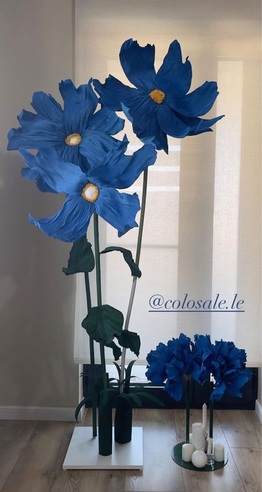 Decor flori gigant