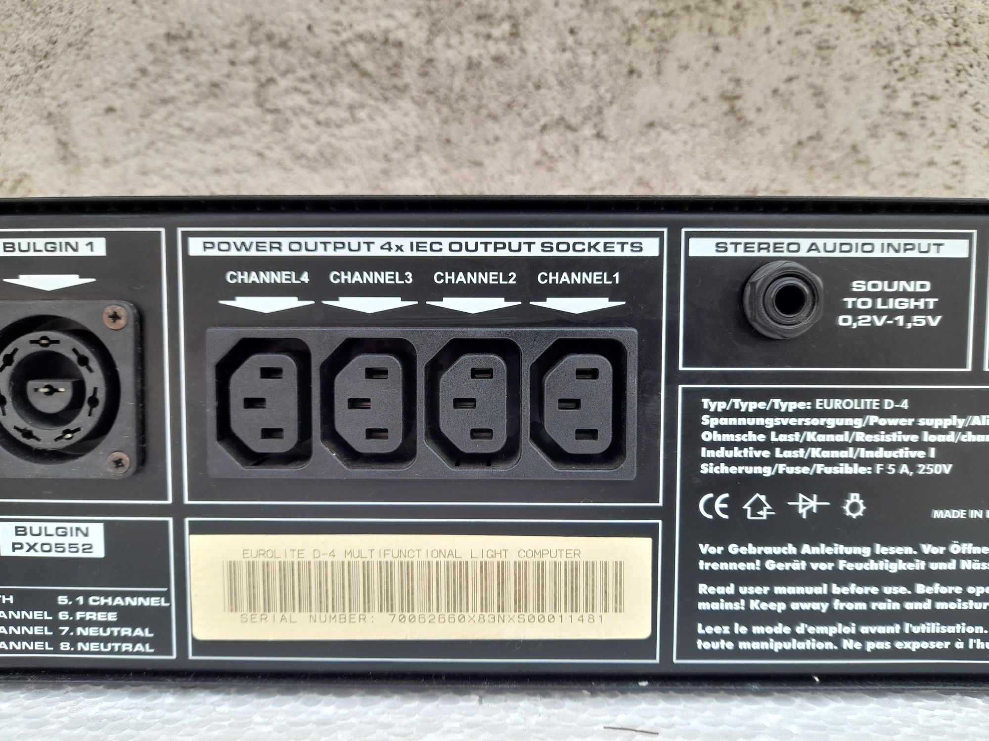 controler lumini Eurolite D4 lighting controller (lumini/instrumente)