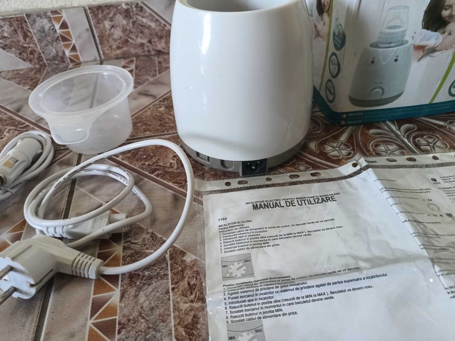 Incalzitor Biberoane/mancare casa/ masina Nuvita 1160, pt bebelus
